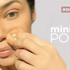 How To Cover Large Pores #shorts