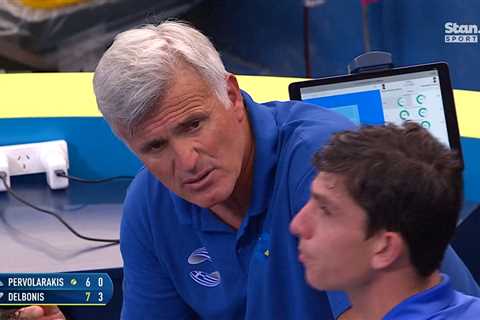 Coach's painful advice as Greek's serve implodes