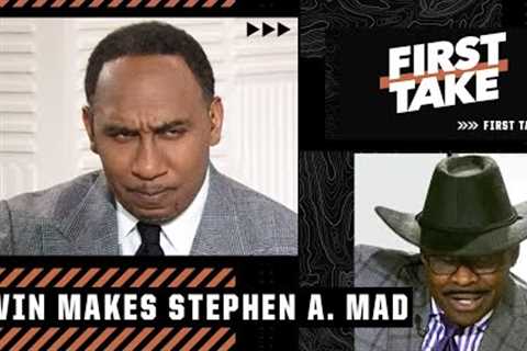 Michael Irvin makes Stephen A. MAD ? by bragging about the Cowboys' win vs. the Falcons | First Take