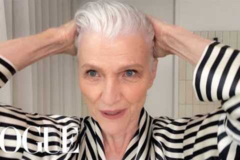 Maye Musk’s Guide to Styling Gray Hair, and Skin Care in Your 70s | Beauty Secrets | Vogue