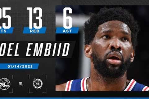 Joel Embiid notches 15th double-double of season as 76ers put away Celtics ?