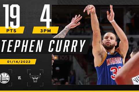 Steph Curry SHOWS OUT with 19 PTS & 4 3PM as Warriors blow out Bulls ?