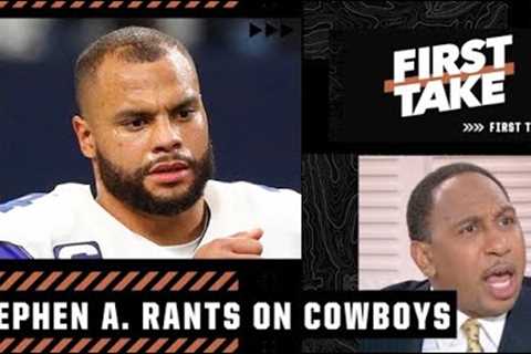 ‘EMBARRASSING!’ - Stephen A. goes on a Cowboys RANT after the loss to the 49ers | First Take