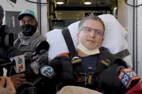 Penn Presbyterian Medical Center: Hero Helicopter Pilot Talks After Being Discharged