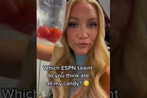 Which ESPN talent took Ashley Brewer's candy? ?? #shorts