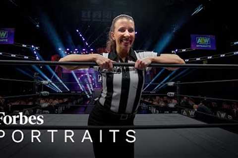 How Aubrey Edwards Went From Video Game Maker To All Elite Wrestling Referee | Forbes