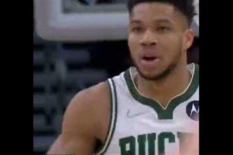 GIANNIS OFF GLASS TO HIMSELF ? | #Shorts