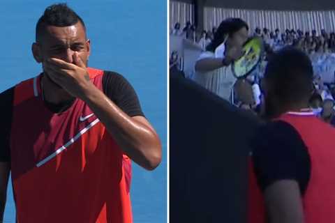 Kyrgios' generous act after ghastly accident