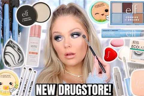 NEW VIRAL DRUGSTORE  MAKEUP TESTED ? FULL FACE FIRST IMPRESSIONS (hits & misses) | KELLY STRACK