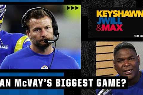 This is the biggest game in Sean McVay's career! - Keyshawn previews the Rams-49ers matchup | KJM