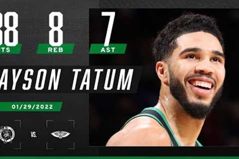 ☘️ Jayson Tatum puts up 38 PTS in Celtics’ win over Pelicans ☘️