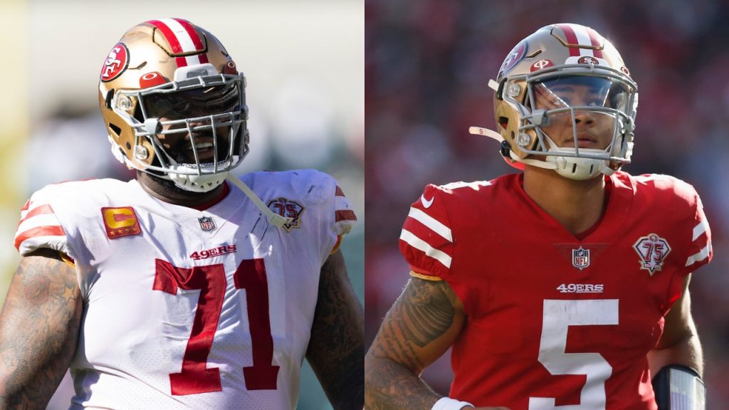 49ers Pro Bowler Trent Williams Opens up on Trey Lance’s Quiet Rookie Season: ‘He Was Just Old Enough to Buy His First Beer or Pack of Cigarettes’