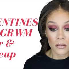 Valentines Day GRWM? Hair, Makeup and Dress??