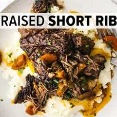 RED WINE BRAISED SHORT RIBS | seriously tender beef short ribs