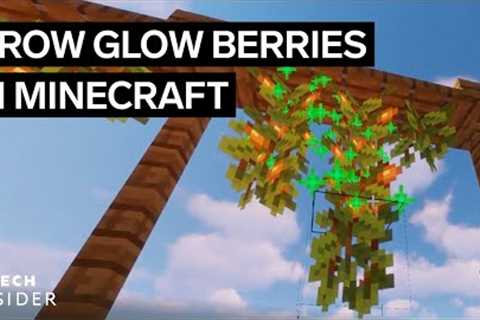 How To Grow Glow Berries In Minecraft