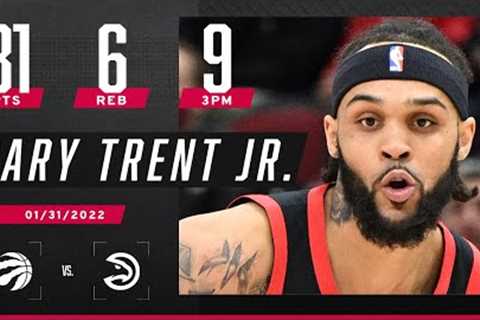 Gary Trent Jr. drops 31 PTS, 6 REB & 9 3PM against the Hawks